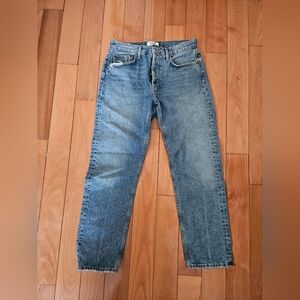 Agolde Classic Blue Denim Jeans